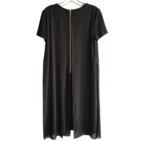 Joseph Ribkoff Black Dress Size 10 - Picture 5 of 9